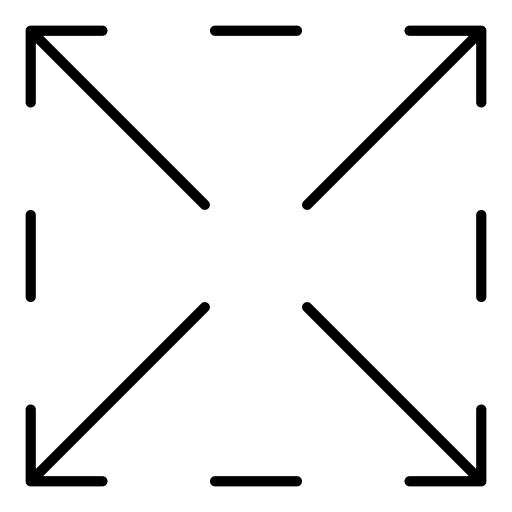 Arrows, expand, resize, resize arrows, scale, size, zoom icon